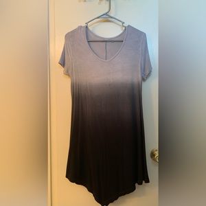 Black and Grey Ombre Tunic